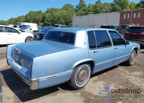 1990 Cadillac Deville из США, поврежденный, VIN 1G6CD5335L4207875